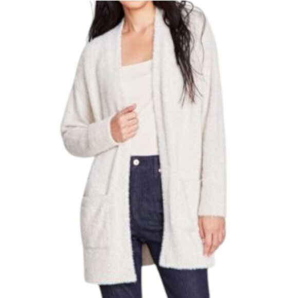 Aerie white marshmallow oversized open front long cardigan size XS - Picture 1 of 8